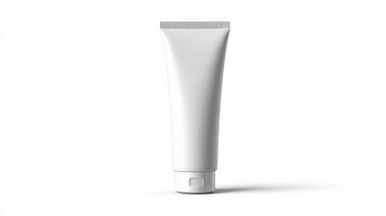 white tube isolated on white
