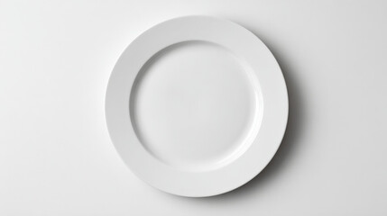 white ceramic plate