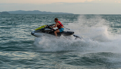 Jet Ski at Jomtien Beach Pattaya Thailand