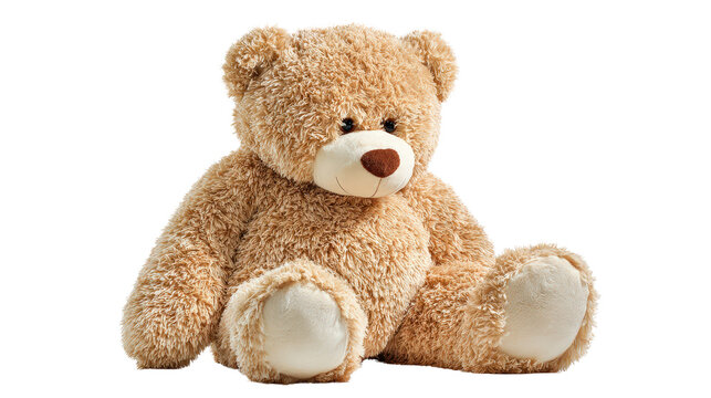 Large teddy bear plush Transparent background, PNG file