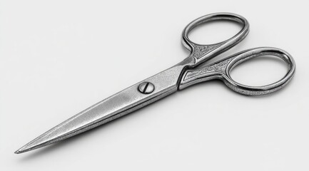 Close-up of metal scissors