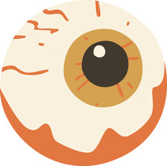 Halloween Eye Ball Vector Illustration