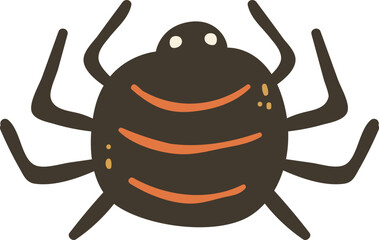 Halloween Spider Vector Illustration