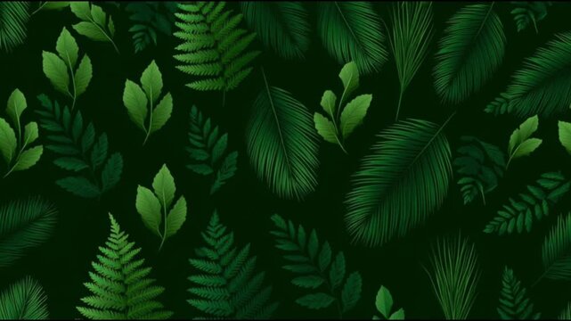 A green leafy background with many green leaves