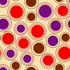 seamless background with circles