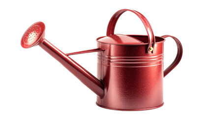 Metal watering can with spoutTransparent background, PNG file