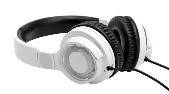 Noise cancelling headphonesTransparent background, PNG file