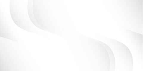 Abstract white and gray background with modern striped design and geometric round shapes.