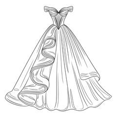 He is a ball gown