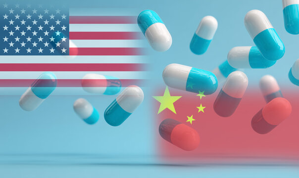pharmaceutical trade concept