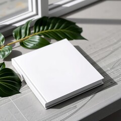 Blank hardcover book mockup template design book mockup Ultra realistic Photorealistic 