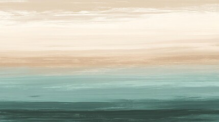 Obraz premium Horizontal Gradient in Cool Mint and Warm Taupe