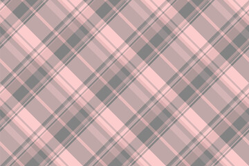 English texture check vector, service pattern background seamless. Gift paper textile plaid tartan fabric in pastel and light colors.