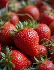 strawberries in a basket