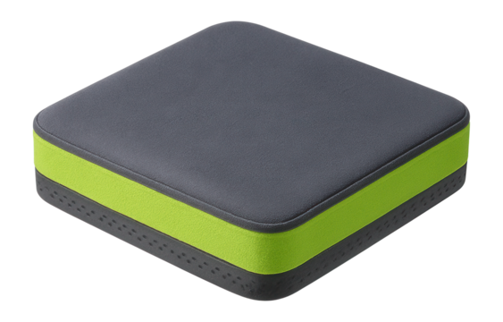 Square EVA foam balance cushion with washable cover for home use