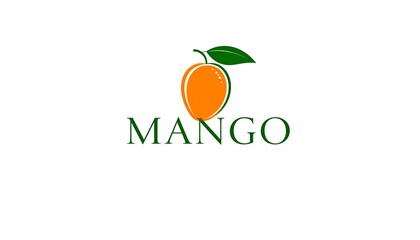 Simple mango logo