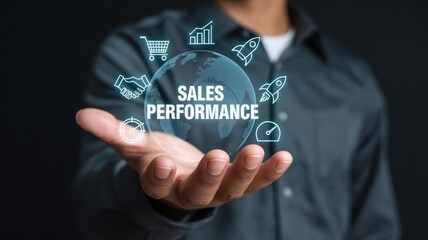 Sales Performance and Business Growth, symbolizing market success and strategic expansion