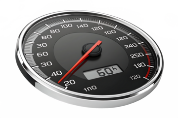 Speedometer On AI generated by PNG