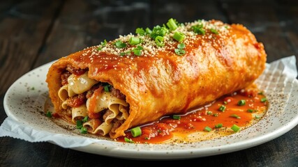 Crispy Chimichanga, Classic Tex-Mex Dish