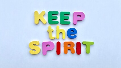 Colorful wooden letters spelling out 