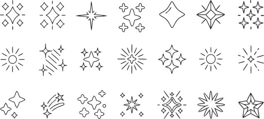 Sparkling Starbursts and Celestial Shapes Collection sparkle shine