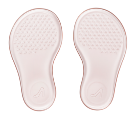 Gel heel inserts for high-heeled shoes