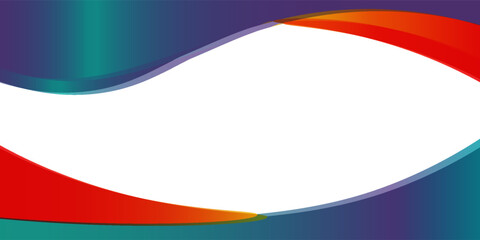 Gradient curve and wavy on white background. New way of your banner website.Eps 10
