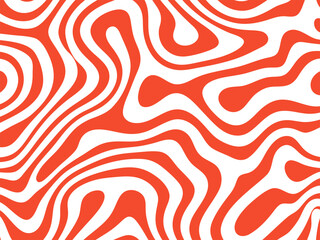 Vibrant orange and white swirling abstract pattern.