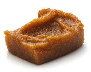Closeup Brown Sugar Paste Texture Background Image
