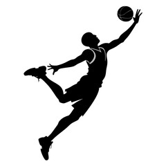 basketball player silhouette
