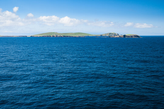 Sunna day over the Shetland islands