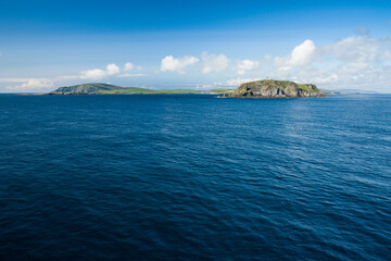 Sunna day over the Shetland islands