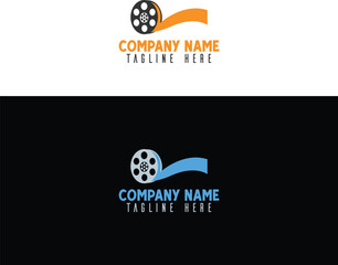 Film Reel Logo for Media and Entertainment