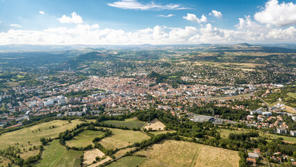 Photo a&eacute;rienne du Puy en Velay