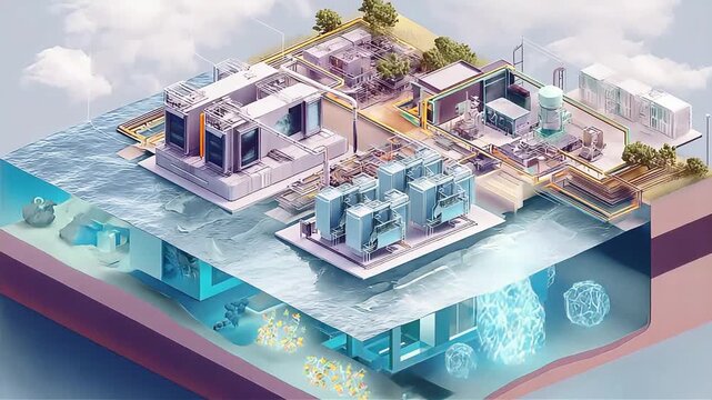 &ldquo;High-Capacity DAC Megaplant &ndash; Isometric Carbon Removal 4K&rdquo;