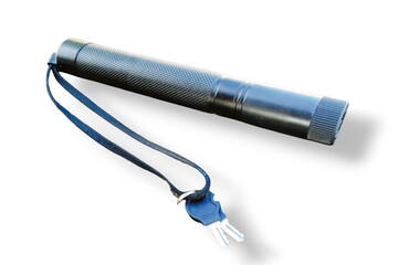 flashlight on white background