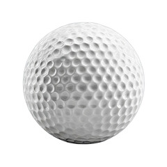 Close-up of a white golf ball