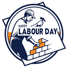 Happy labor day photo and social media post and template