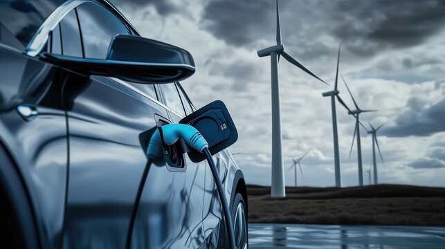 Electric Car Charging with Wind Power