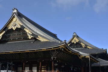 東本願寺　阿弥陀堂と御影堂(京都市下京区)