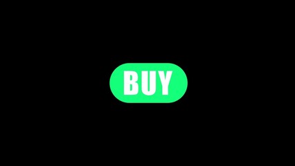 Green Buy Button on Black Background with White Text for Online Shopping and E-commerce