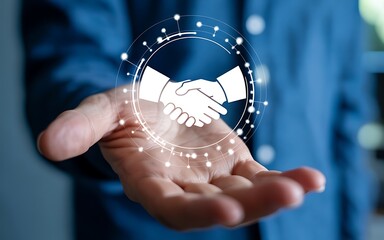 Handshake agreement partnership network connection