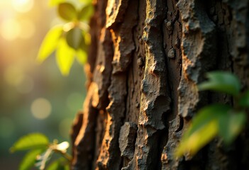 close textured tree bark sunlight nature details organic surface patterns roughness, wood, grain, shadow, macro, forest, flora, timber, landscape, plant
