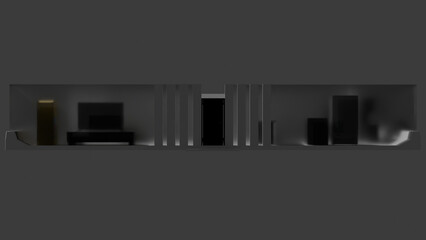 3D Glass House Concept