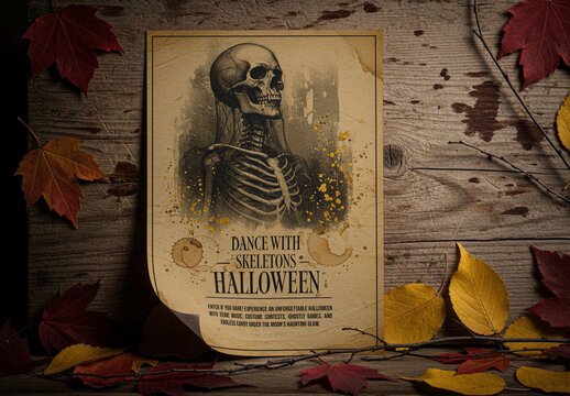 Halloween Flyer Mockup