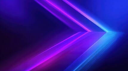 Fototapeta premium Futuristic Neon Abstract Background with Diagonal Glowing Lines in Purple, Blue, and Pink