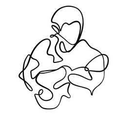 illustration of a man with guitar