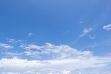 Naklejka premium clear blue sky background,clouds with background. 