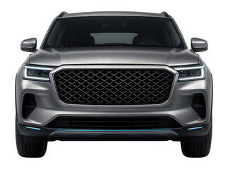 Naklejka premium SUV with large, diamond-pattern grille and sleek LED headlights