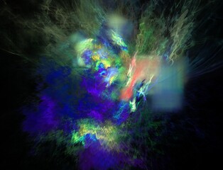 Imaginatory fractal abstract background Image